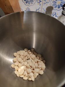 chocolat blanc Zephir pour préparation ganache